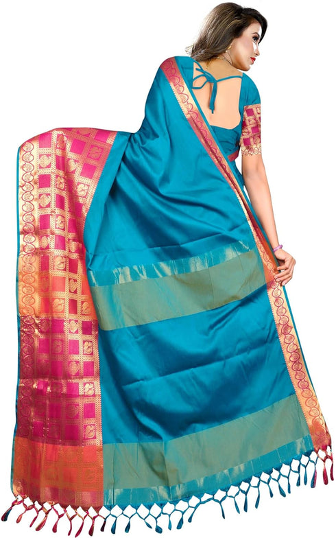 Vasthrlay Jacquard Unstiched Ethnic Wear