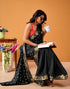 Vasthrlay Weaving Printed Maroon Saree With Unstitched Blouse Piece