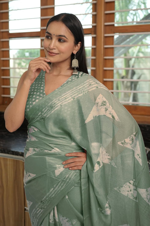 Vasthrlay Fashion Chiffon Printed Ethnic Wear