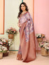 Vasthrlay Kanjivaram Unstitched Saree