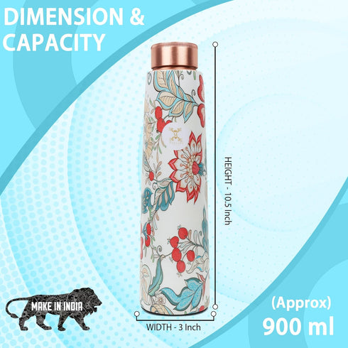 Pure Copper Water Bottle 950 ml