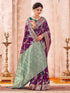 Vasthrlay Womens Banarasi Unstitched Yellow Saree