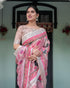Vasthrlay Floral Printed Tassels Saree