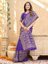 Vasthrlay Banarasi Weaving Maroon Saree