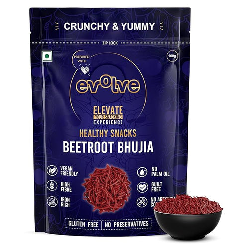 Evolve Beetroot Bhujia Namkeen