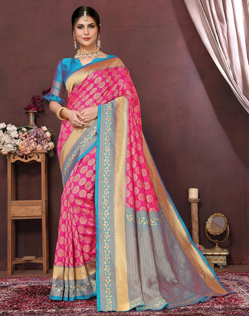 Vasthrlay Kanjivaram Fashionable Az Ys Maliya Parent Ethnic Wear