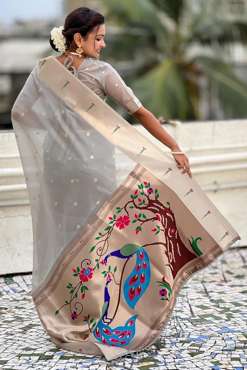 Vasthrlay Organza Kanjivaram Handloom Ethnic Wear