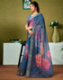 Vasthrlay Womens Cotton Printed Pink Saree