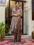 Vasthrlay Chiffon Bandhani Beige Saree