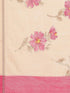Vasthrlay Floral Unstitched Yellow Ethnic Wear