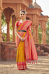 Vasthrlay Kanjivaram Unstitched Jacquard Stylish Saree