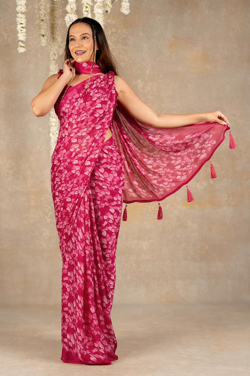 Vasthrlay Fashion Chiffon Printed Ethnic Wear