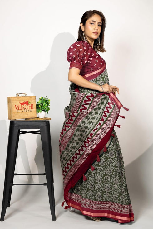 Vasthrlay Fashion Viscose Printed Ethnic Wear