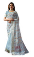 Vasthrlay Grey Embroidery Saree