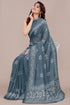 Vasthrlay Fashion Chiffon Printed Parrot Ethnic Wear