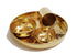Hammered Brass Solid Dinner Thali Set -5 Pieces