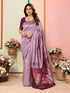 VasthrlayKanjivaram Banarasi Unstitched Mustard Free Ethnic Wear