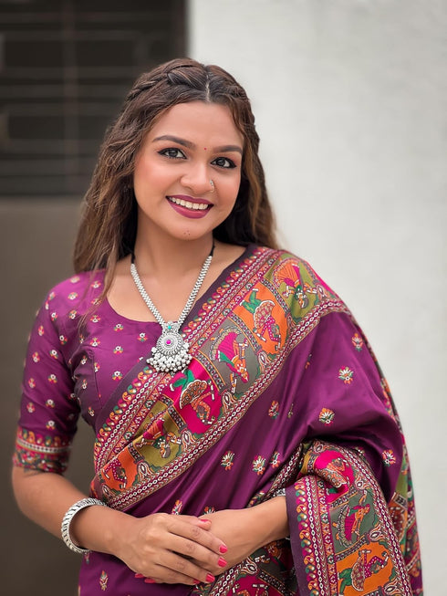Vasthrlay Kanjivaram Unstitched Blouse Ethnic Wear