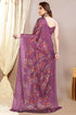 Vasthrlay Fashion Chiffon Turquoise Ethnic Wear