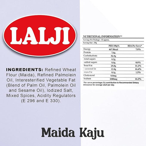 Lalji Foods Maida Kaju
