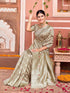 Vasthrlay Womens Weaving Unstitched Lavender Saree