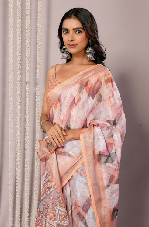 Vasthrlay Cotton Printed Saree