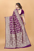 Vsathrlay Saree Kanjivaram Silk Pari Maroon