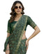 Vasthrlay Georgette Bandhani Unstitched Purple Saree
