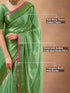 Vasthrlay Handloom Unstitched Green Ethnic Wear