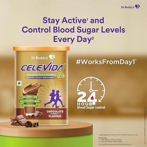 Dr. Reddy's Celevida For Diabetes Management - Nutrition Health Drink
