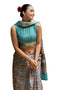 Vasthrlay Fashion Handloom Printed Dusty Ethnic Wear