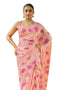 Vasthrlay Fashion Chiffon Georgette Coral Ethnic Wear