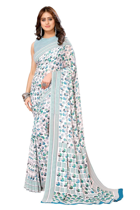 Vasthrlay Trendy Georgette Material Ethnic Wear