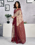 Vasthrlay Womens Printed Unstitched Light Green Saree