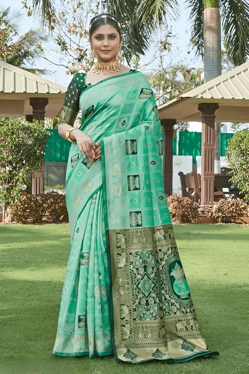 Vasthrlay Banarasi Kanjivaram Printed Az Ys Houseful Ethnic Wear