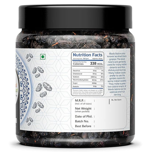 Seasonal Kart Black Raisins|Kala Kismish
