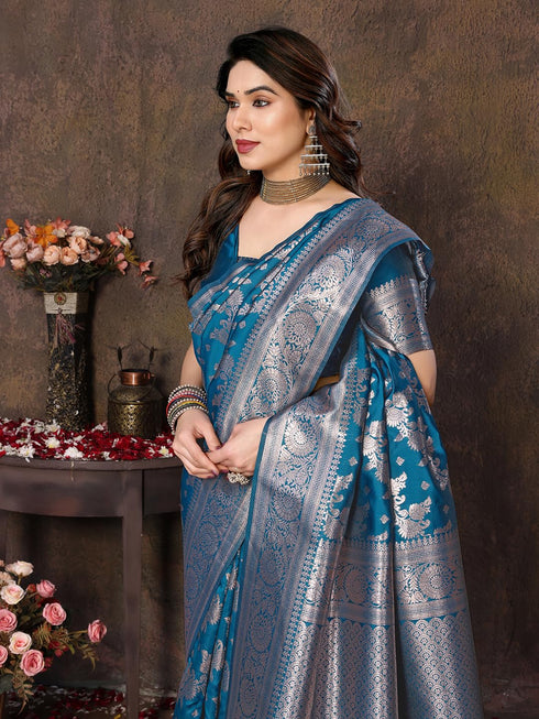 Vasthrlay Kanjivaram Banarasi Wedding Sari Az Ys Shakshi Saree