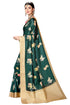 Vasthrlay Banarasi Blouse Printed Dark Ethnic Wear