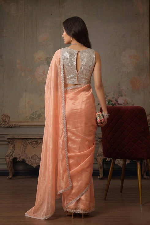 Vasthrlay Embroidery Unstitched Saree