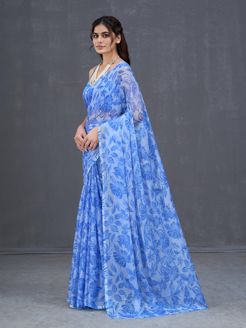 Vasthrlay Chiffon Floral Saree