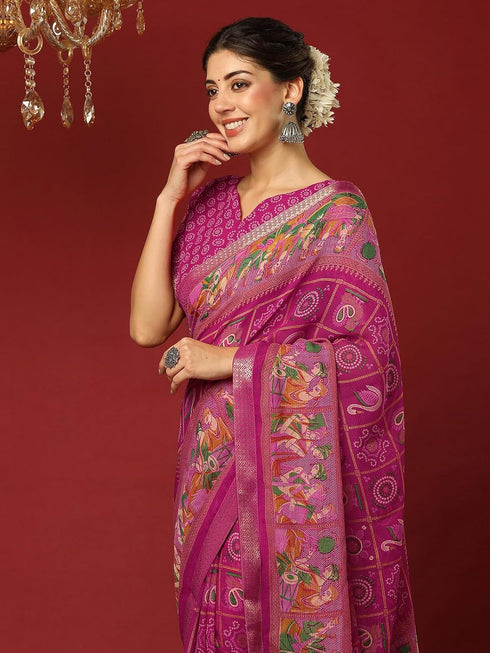 Vasthrlay Georgette Bandhani Unstitched 4322s217n Dark