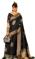 Vasthrlay Banarasi Unstitched Saree