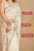 Vasthrlay Geogette Embroidery Unstitched Offwhite Ethnic Wear
