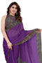 Vasthrlay Fashion Rhinestone Embellished Black Ethnic Wear