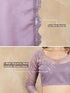 Vasthrlay Embroidery Unstitched Purple Ethnic Wear