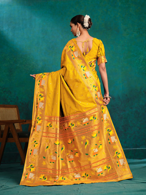 Vasthrlay Paithani Woven Saree