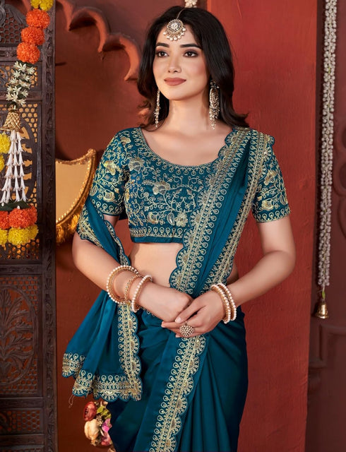 Vasthrlay Elegant Designer Embellished Lightweight