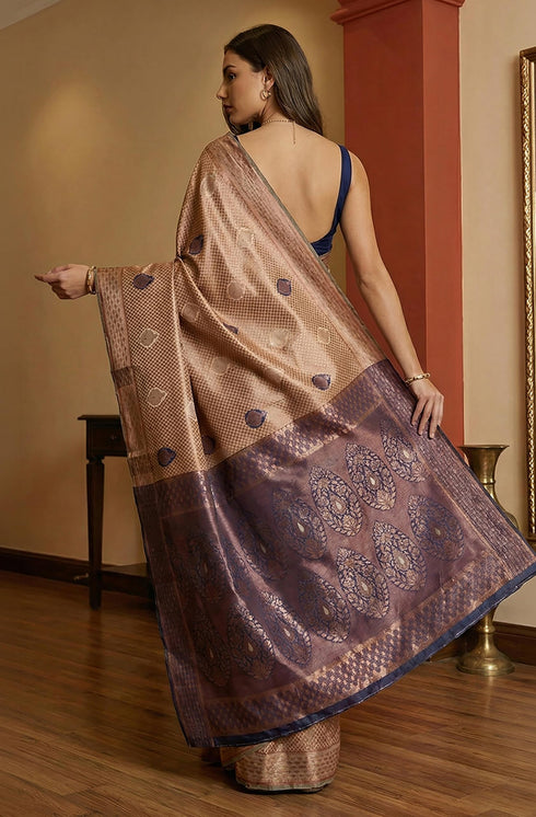 Vasthrlay Jacquard Printed Saree