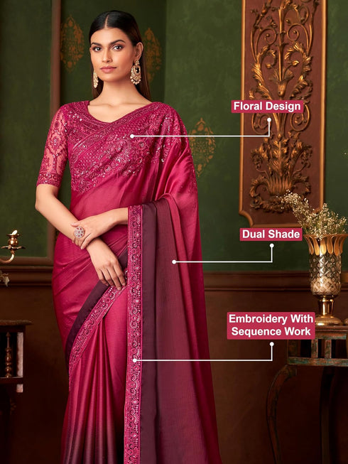 Vasthrlay Embroidery Unstitched Morpeach Ethnic Wear