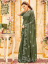 Vasthrlay Vichitra Printed Mauve Saree